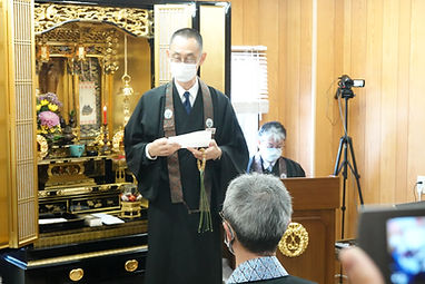 草川組長よりお祝いのお言葉を頂戴いたしました。